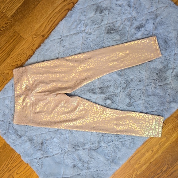 ZYIA Active Tan/Gold Animal Print Leggings, Women's Size 6-8, Great Condition - Picture 8 of 8